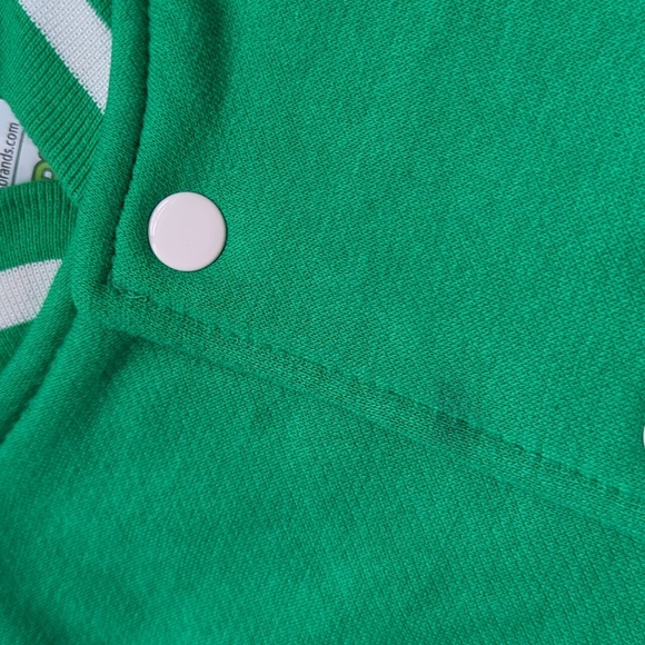 AWDis Green & White Letterman Jacket & BALERA URBAN GROOVE White Skinny Pants, S - Picture 8 of 16